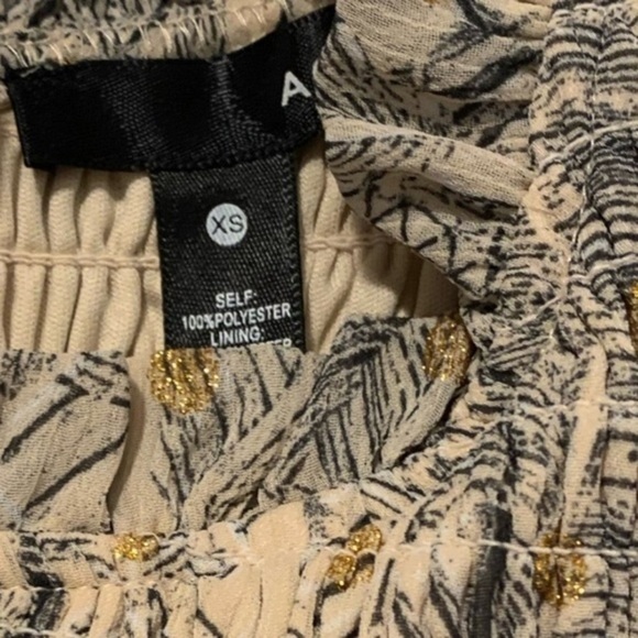 Aqua Bloomingdales Smocked Short Tiered Mini Dress - Picture 3 of 4